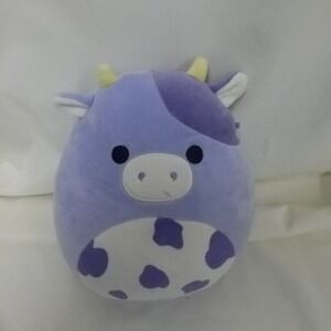 Squishmallows Bubba the Purple Cow 8 Inch Plush Stuffed Animal Toy Squishmallow
